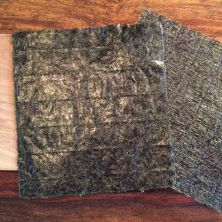 Láminas de alga nori